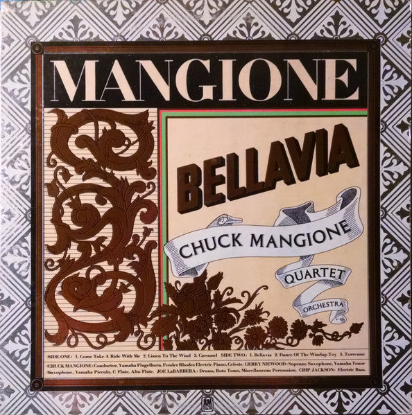 Chuck Mangione - Bellavia - Used - LP - Stereo - 33 ⅓ RPM - 1975 Reissue VG/VG