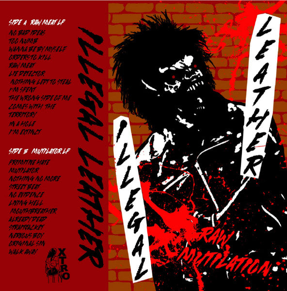 Illegal Leather - Raw Mutilation - Used - Cassette - Stereo - 2023
