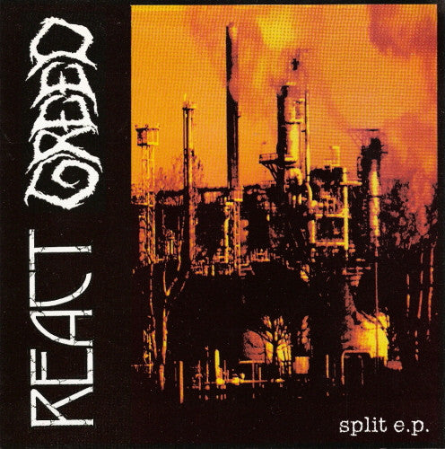 React / Greed - Split E.P. 7” - Used 1999 VG+\VG+