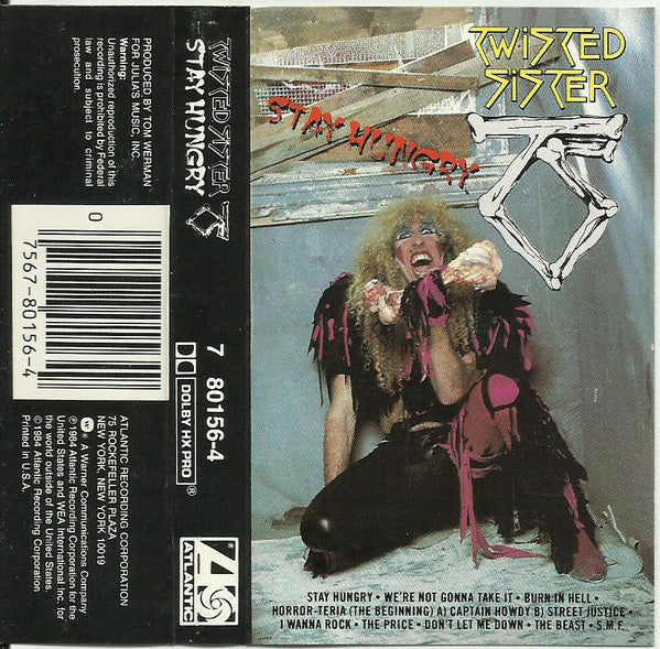 Twisted Sister - Stay Hungry - Used 1984