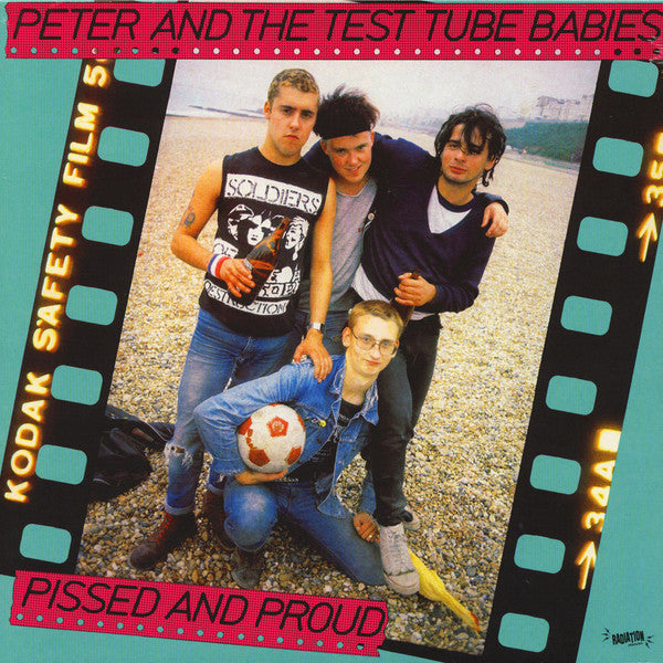 Peter And The Test Tube Babies - Pissed And Proud LP 12" - Blue