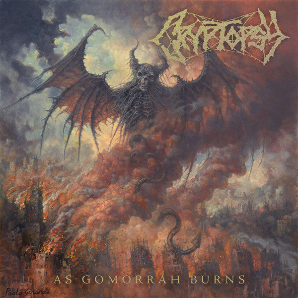 Cryptopsy – As Gomorrah Burns - Gold & Black Galaxy