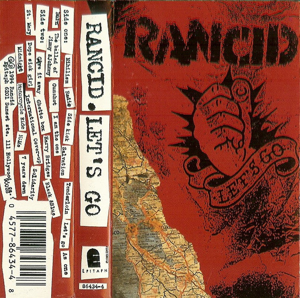 Rancid - Let's Go - Used 1994 VG+/VG+
