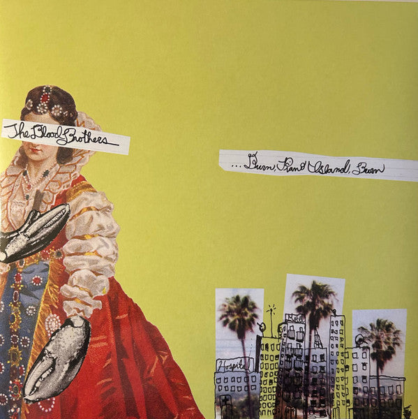 The Blood Brothers - ...Burn, Piano Island, Burn- Yellow w/ Pink & Black Splatter Reissue