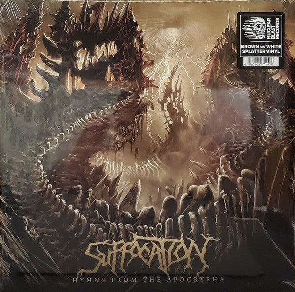 Suffocation - Hymns From The Apocrypha - Brown w/White Splatter
