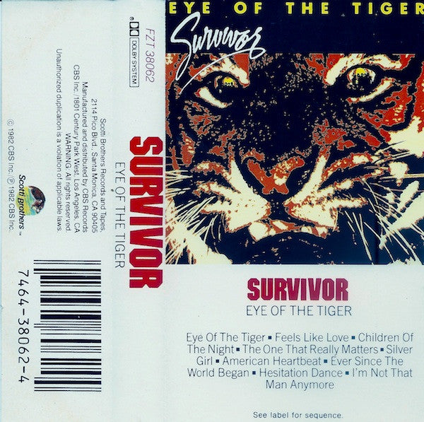Survivor - Eye Of The Tiger - Used 1982