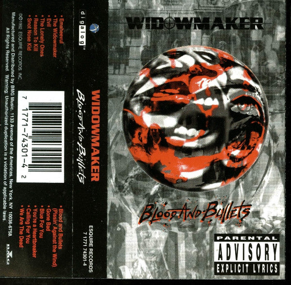 Widowmaker - Blood And Bullets - Used 1992