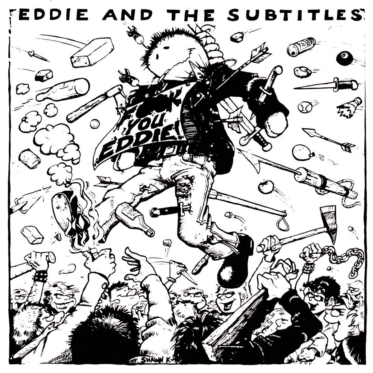 Eddie And The Subtitles - Fuck You Eddie! LP 12" - Transparent Blue