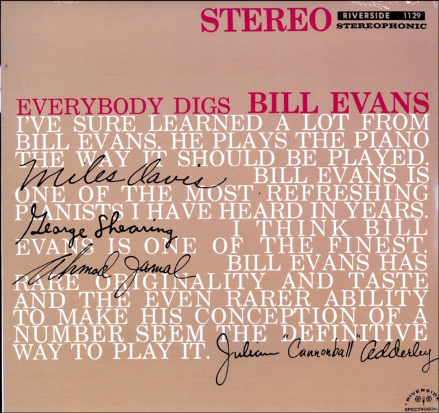 The Bill Evans Trio - Everybody Digs Bill Evans - Reissue