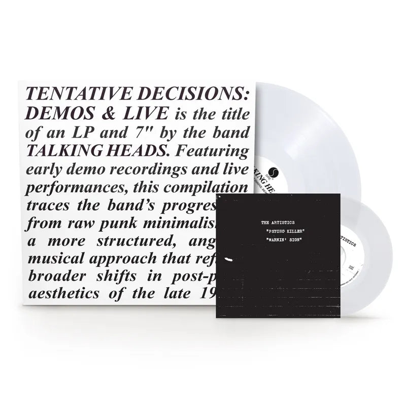 Talking Heads - Tentative Decisions: Demos & Live - RSD BF 2025 LP +7"