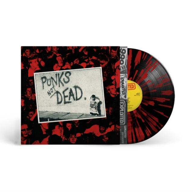 The Exploited - Punk's Not Dead 40th Anniversary - 2026 LP Reissue - Red with Black Splatter