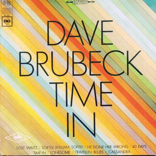 Time In - Dave Brubeck - Used LP 1966 Reissue VG/VG