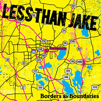 Less Than Jake - Borders & Boundaries - 2026 LP Reissue (25th Anniversary) - Yellow