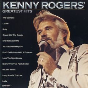 Kenny Rogers - Greatest Hits - Used LP 1980 Reissue VG+/VG+