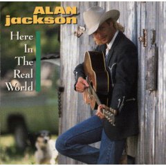 Alan Jackson  - Here In The Real World - Used cassette 1990 Reissue VG+/VG+