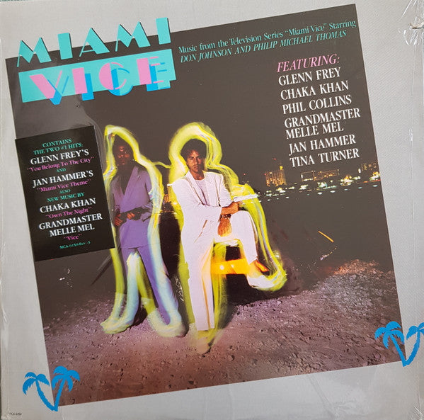 Various - Miami Vice (Music From The Television Series) - Used - LP - Stereo - 33 ⅓ RPM - 1985 Reissue VG/VG