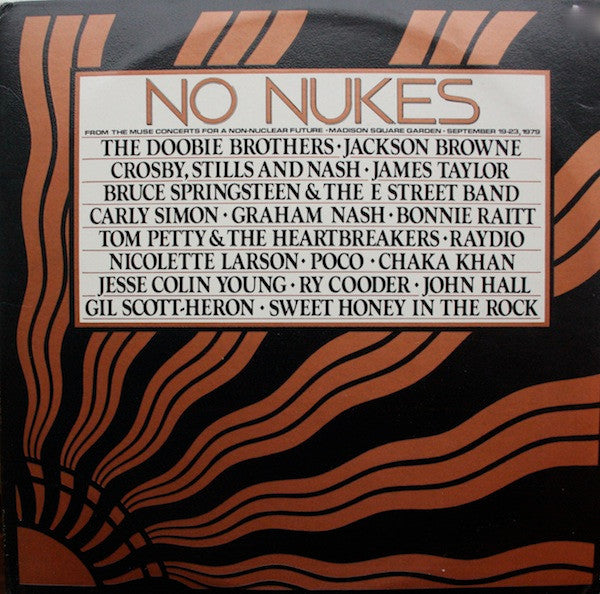 Various - No Nukes - The Muse Concerts For A Non-Nuclear Future - Used - LP - Stereo - 33 ⅓ RPM - 1979 Reissue VG/VG