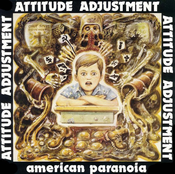 Attitude Adjustment - American Paranoia - Used 1986 LP - VG+/VG+ *