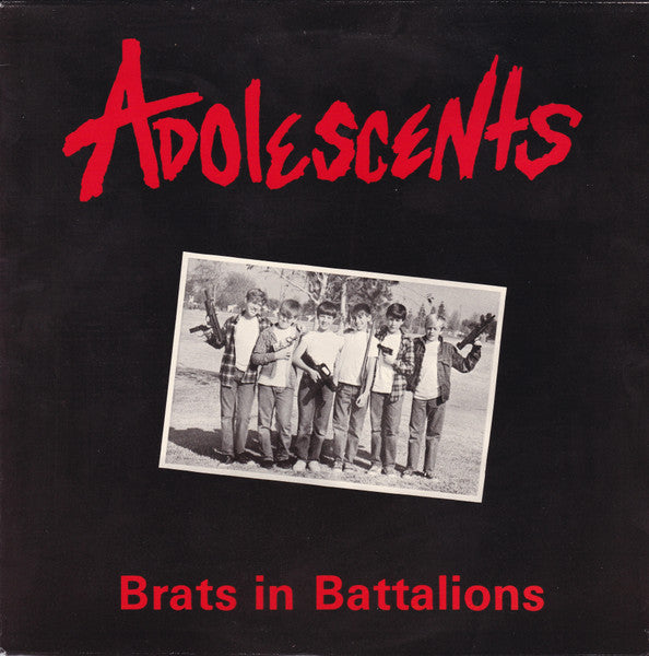 Adolescents - Brats In Battalions - Used 1987 LP - VG+/VG *