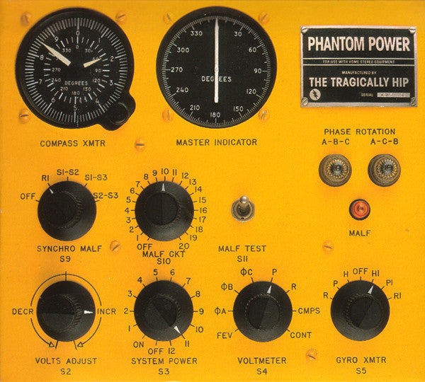 The Tragically Hip - Phantom Power - Used - CD - Stereo - 1998 Reissue VG/VG