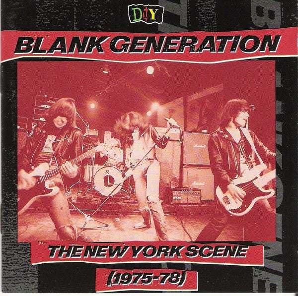 Various - DIY: Blank Generation - The New York Scene (1975-78) - Used CD 1993 Reissue VG+/VG+