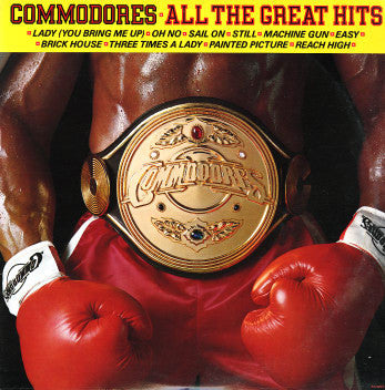Commodores - All The Great Hits - Used - LP - Stereo - 33 ⅓ RPM - 1982 Reissue VG/VG