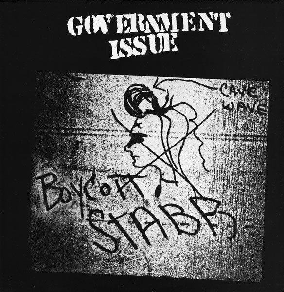 Government Issue - Boycott Stabb - Used 1983 LP Reissue - VG+/VG+ *