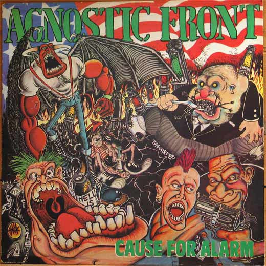 Agnostic Front - Cause For Alarm - Used 1986 EP - VG+/VG+ *