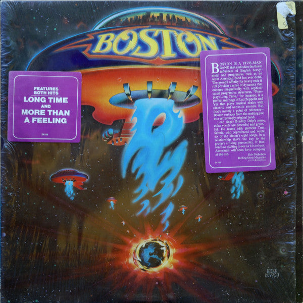 Boston - Boston - Used - LP - Stereo - 33 ⅓ RPM - 1976 Reissue VG/VG