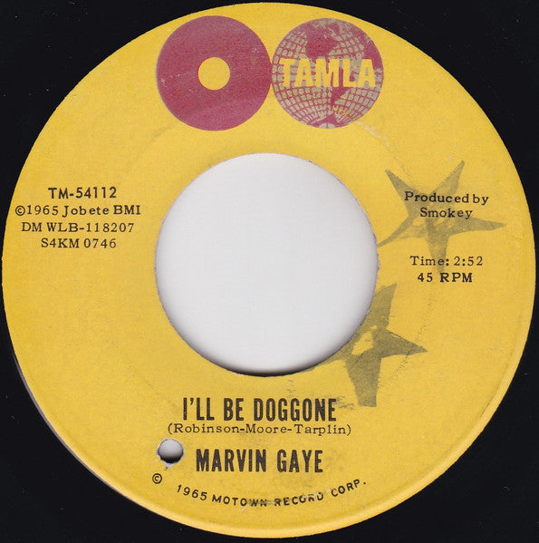 Marvin Gaye - I'll Be Doggone / You've Been A Long Time Coming - Used - 7" Single - Stereo - 45 RPM - 1965 VG/VG