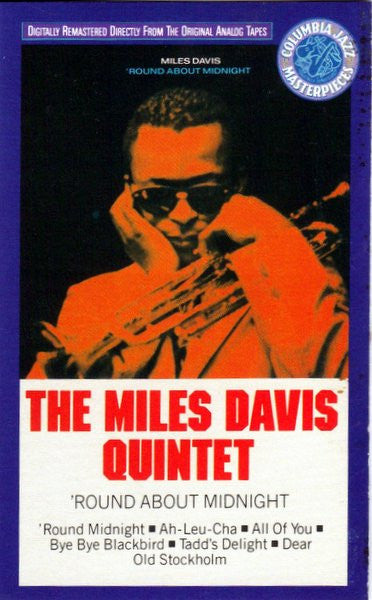 Miles Davis - 'Round About Midnight - Used 1987 Cassette - VG/VG