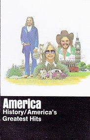 America - History · America's Greatest Hits - Used 1975 Cassette - VG/VG