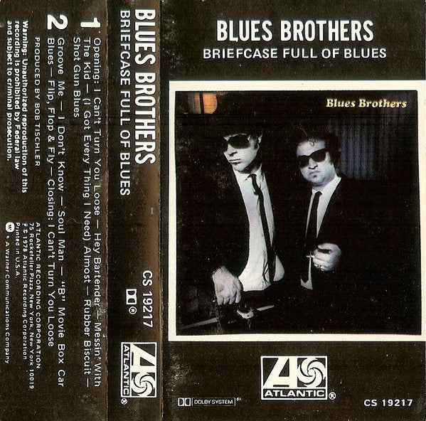 The Blues Brothers - Briefcase Full Of Blues - Used 1978 Cassette - VG/VG