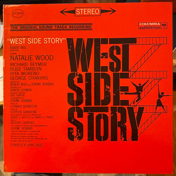 Leonard Bernstein - West Side Story (The Original Sound Track Recording) - Used - LP - Stereo - 33 ⅓ RPM - 1961 Reissue VG/VG