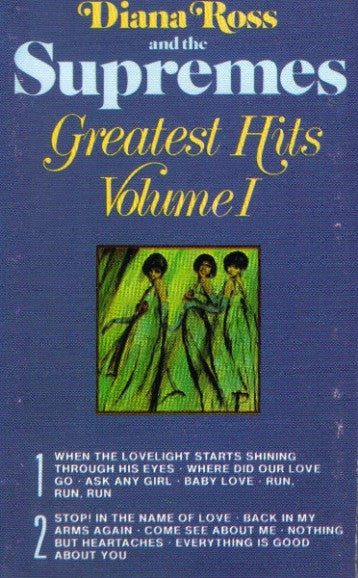 The Supremes - Greatest Hits Volume I - Sealed 1986 Cassette