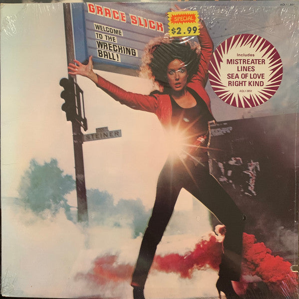 Grace Slick - Welcome To The Wrecking Ball! - Used - LP - Stereo - 33 ⅓ RPM - 1981 Reissue VG+/VG