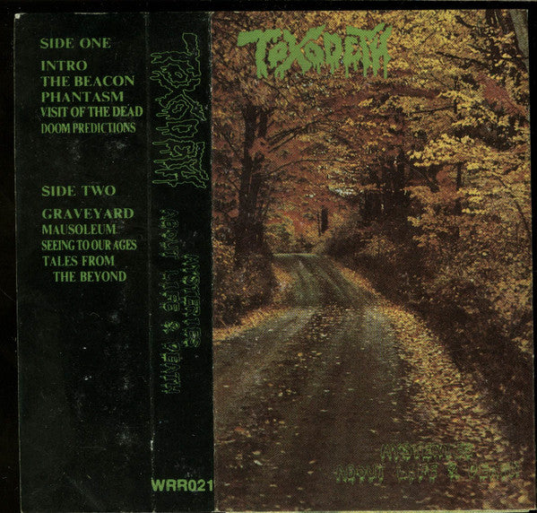 Toxodeth - Mysteries About Life And Death - Used 1990 Cassette - VG/VG