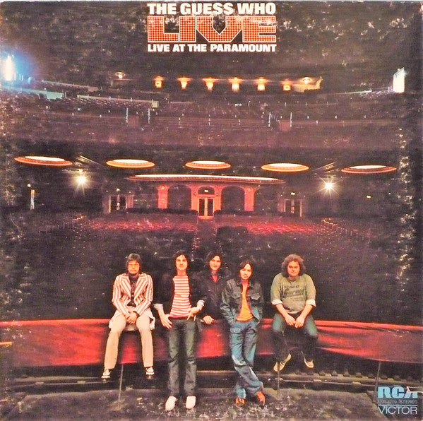 The Guess Who - Live At The Paramount - Used - LP - Stereo - 33 ⅓ RPM - 1972 Reissue VG/VG
