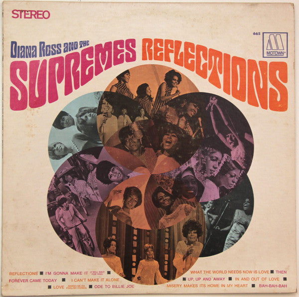 The Supremes - Reflections - Used - LP - Stereo - 33 ⅓ RPM - 1968 Reissue VG/VG