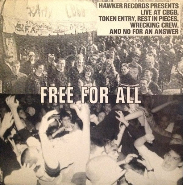 Various - Free For All - Used - LP - Stereo - 33 ⅓ RPM - 1989 VG+/VG+*