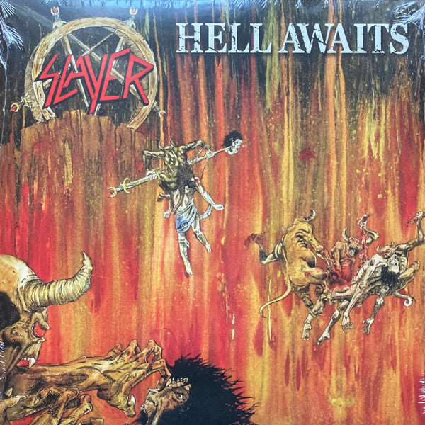 Slayer - Hell Awaits - Used 2015 Reissue LP - VG+/VG+ - Orange Translucent.