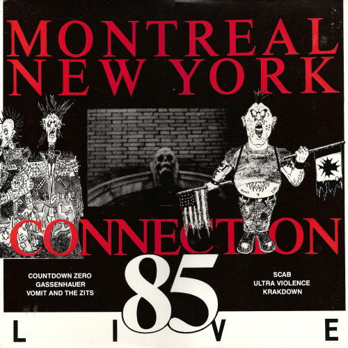 Various - Montreal New York Connection 85 Live - Used - LP - Stereo - 33 ⅓ RPM - 1985 1st Pressing VG+/VG*