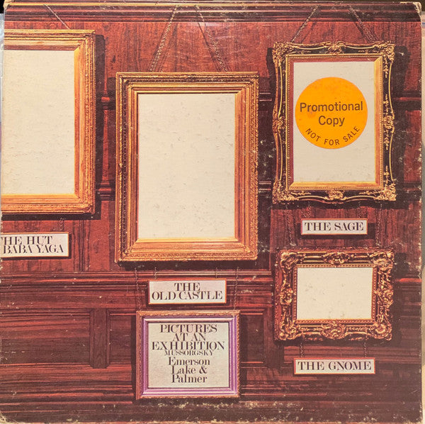 Emerson, Lake & Palmer - Pictures At An Exhibition - Used - LP - Stereo - 33 ⅓ RPM - 1972 Reissue VG/VG