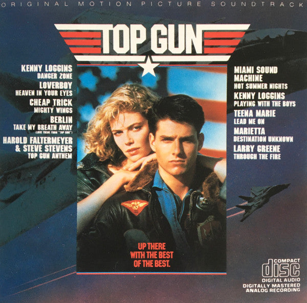 Various - Top Gun Original Motion Picture Soundtrack - Used - CD - Stereo Reissue VG/VG