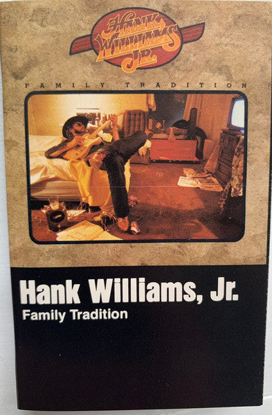 Hank Williams Jr. - Family Tradition - Used 1979 Cassette - VG/VG