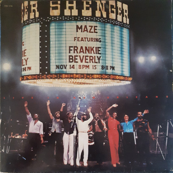 Maze Featuring Frankie Beverly - Live In New Orleans - Used - LP - Stereo - 33 ⅓ RPM - 1981 Reissue VG/VG