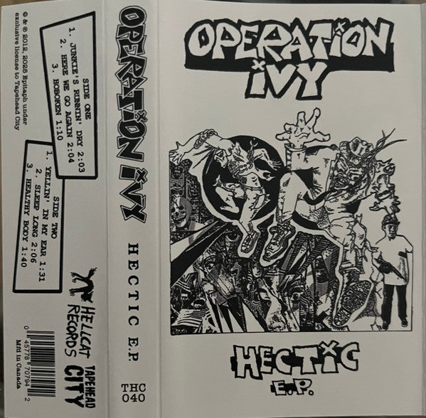 Operation Ivy - Hectic E.P. - 2025 Cassette Reissue
