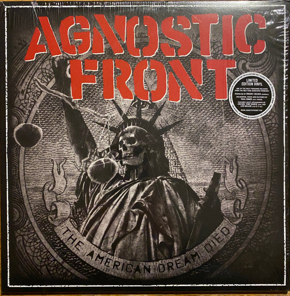 Agnostic Front - The American Dream Died - Used 2015 LP VG+/VG