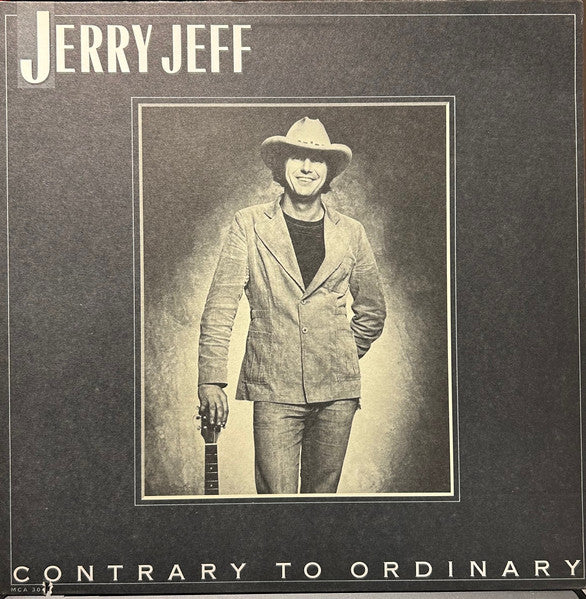 Jerry Jeff Walker - Contrary To Ordinary - Used - LP - Stereo - 33 ⅓ RPM - 1978 Reissue VG/VG