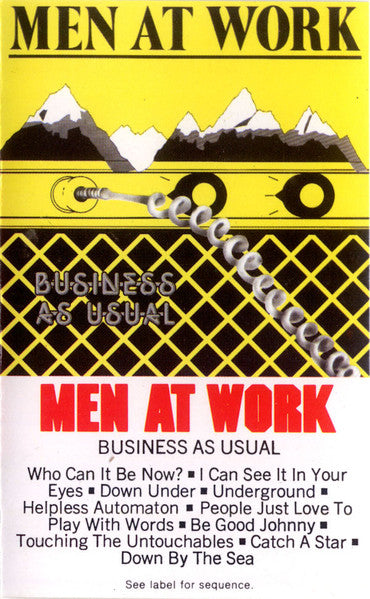 Men At Work - Business As Usual - Used 1982 Cassette - VG/VG
